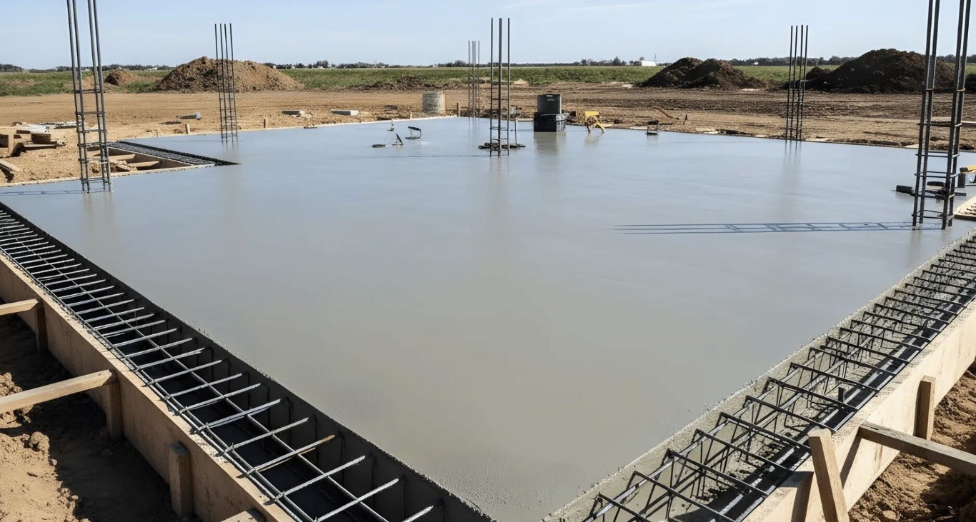 Professional concrete slab and foundation work in DeSoto, TX